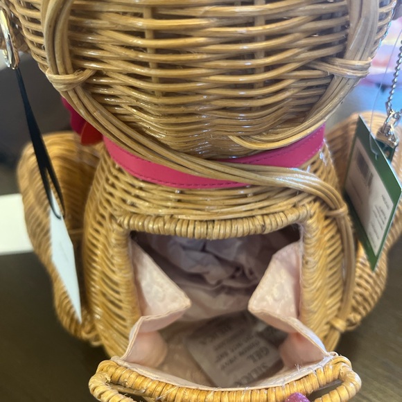 Kate Spade Rambling Roses Wicker Monkey - Picture 5 of 9